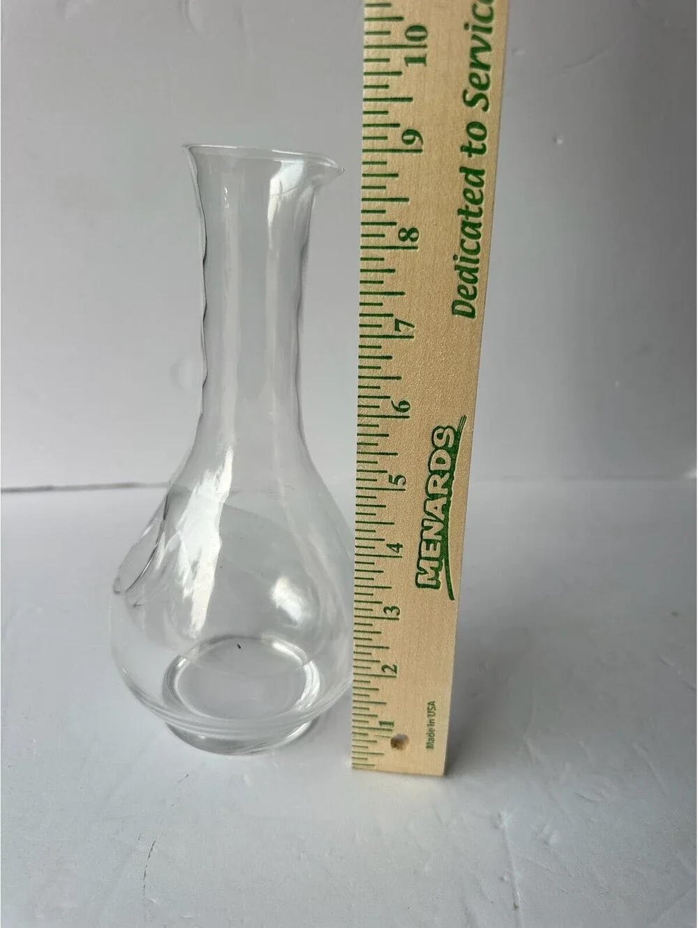 Unique Clear Glass Decanter with Side Opening Barware Accessory